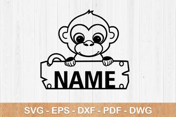 Download Personalized Monkey Name Sign - Monkey name sign Collection