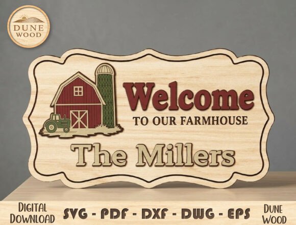 Download Farmhouse Welcome Sign SVG - Welcome sign Collection