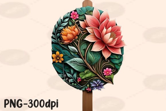 Download Floral Wooden Signs Sublimation - Premium Resources